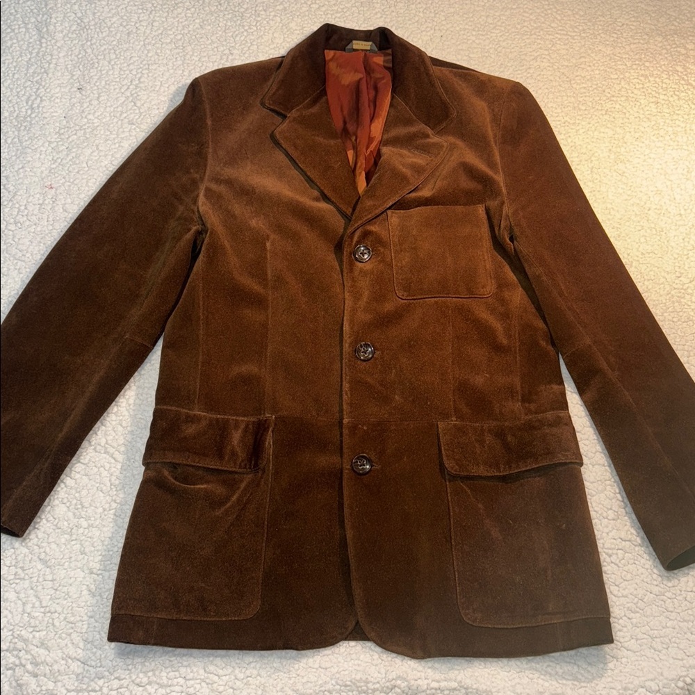 Banana Republic Brown Velvet Blazer Jacket